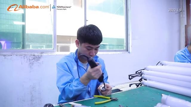 Factory tour workshop LED pixel lights tube Artnet controller manafacturing company смотреть онлайн