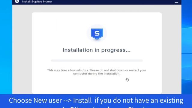 Sophos Home - Windows installation via website - New User смотреть онлайн