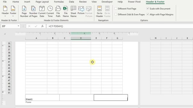 How to Insert Header Footer Logo on Excel | Prabas MS Office смотреть онлайн