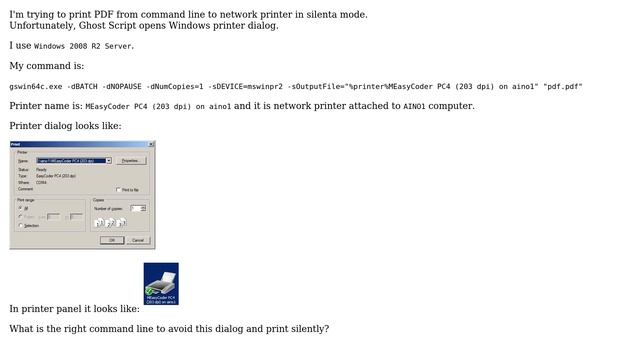 GhostScript print to network printer in silent mode (3 Solutions!!) смотреть онлайн
