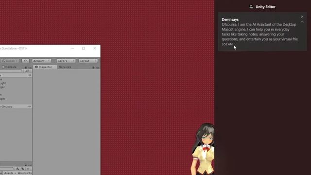 Demi AI-Assistant Conversation Preview [Desktop Mascot Engine] смотреть онлайн
