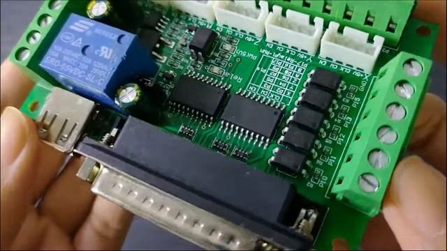 Driver board MACH3 engraving machine 5 Axis CNC breakout board with optical coupler смотреть онлайн