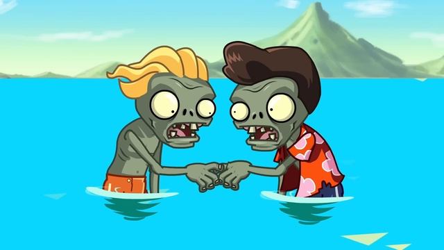 Plants vs. Zombies 2 Big Wave Beach Part 2 Pull My Finger смотреть онлайн