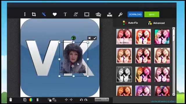 Как пользваться фоторедактором http//pizapru.com смотреть онлайн