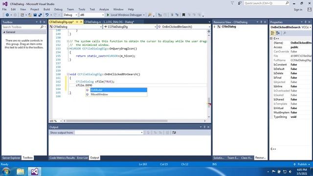VS C++ MFC : Open Windows Explorer in MFC Tutorial смотреть онлайн