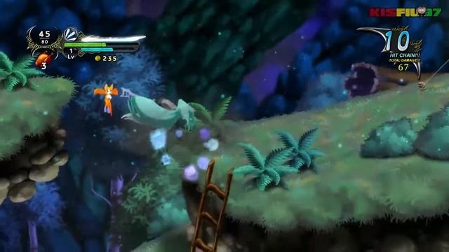 Beautiful Hand Drawn Hack and Slash - Dust An Elysian Tail Gameplay (PC HD) смотреть онлайн