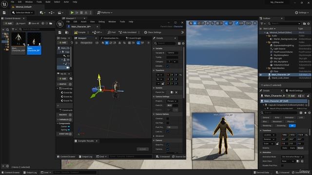 89. Create the character blueprint смотреть онлайн