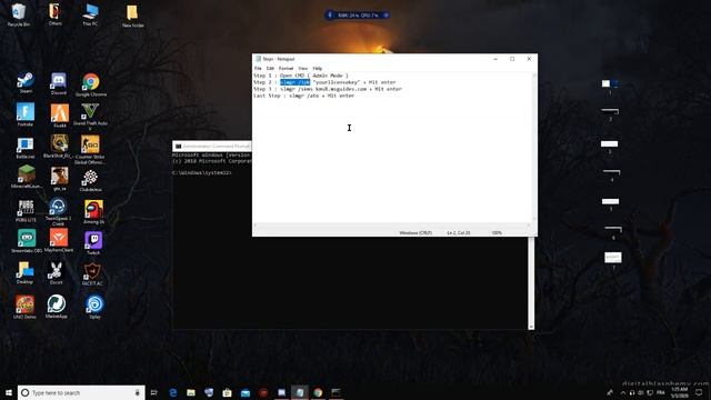 Tutorial 1 - How To Activate Windows 10 Using CMD in less Than 2 Minutes ( Windows 10 Activation ) смотреть онлайн