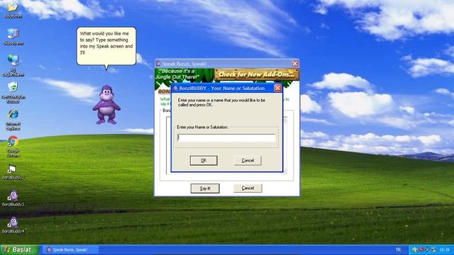 Bonzi Buddy Virüs Testi Windows XP