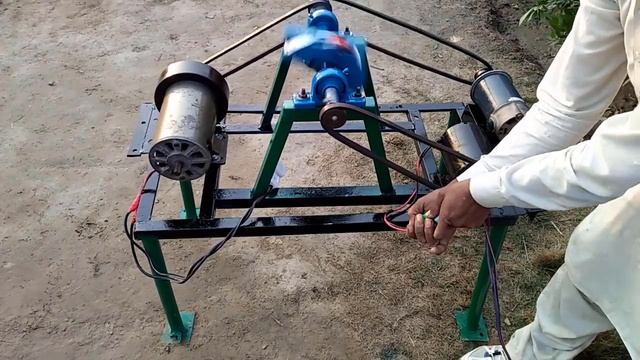 Free Energy Generator with 1 Motor 2 Alternator 24 Hours Free Electricity смотреть онлайн