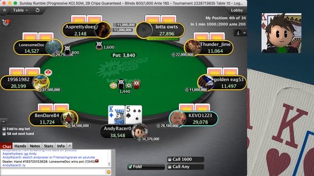 250M Sunday Titan Poker Tournament Final Table - Part II смотреть онлайн