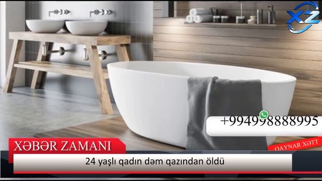 Oğuzda Partlayış - Xəsarət Alan Var. 24 Yaşlı Qadın Hamamda...