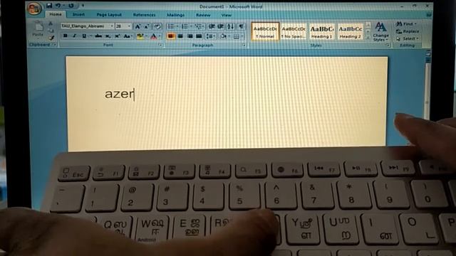 3/3 - Tamil keyboard set on old computer under windows and word смотреть онлайн