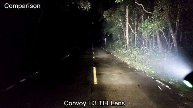 Convoy H3 SST40| Orange Peel Reflector Vs TIR Lens