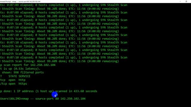 cyber security course || nmap scanning ports and gathering information смотреть онлайн