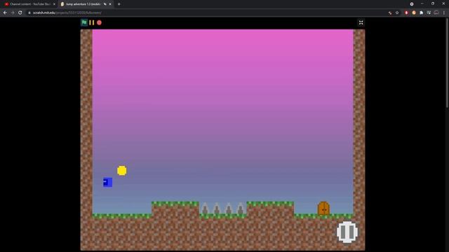 PLATFORMER WITHOUT MOVING??? | Scratch Game Reviews смотреть онлайн