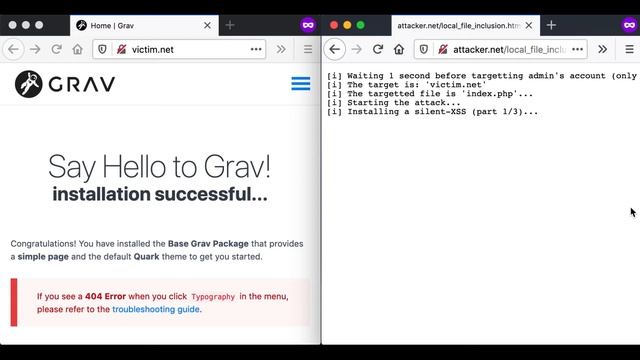 CVE-2020-29556: Local File Inclusion on GRAV CMS смотреть онлайн