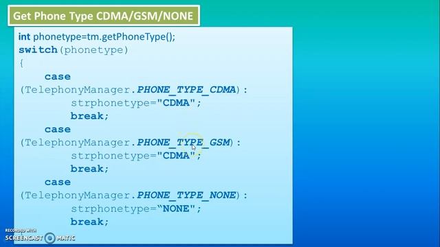 Telephony Manager in Android with Example,part-1,#99 смотреть онлайн