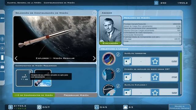 Buzz Aldrin's Space Program Manager - GAMEPLAY EN ESPAÑOL смотреть онлайн