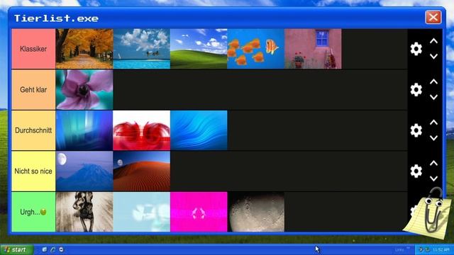 Die besten WINDOWS XP Wallpaper! Kein Witz | Tierlist! смотреть онлайн