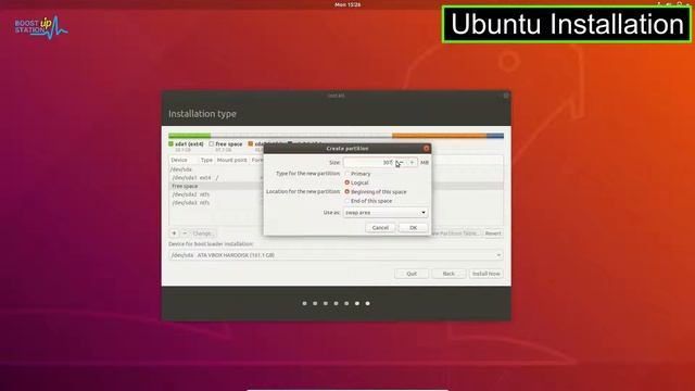 How to use Partition Editor Ubuntu Installer | Ubuntu Partition Editor | Partition Editor Dual Boot смотреть онлайн