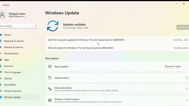 2022-03 Cumulative update for Windows 11 for x64-based system,Windows 11 Update @MicrosoftWindows @ смотреть онлайн