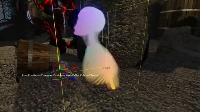 CT-dataset volume rendering in the dungeon demo смотреть онлайн