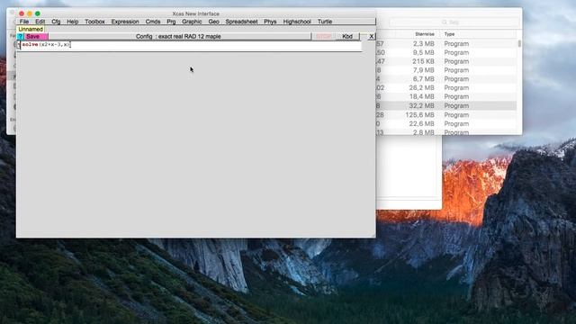 Xcas solves (differential) equation OFFLINE - free app - Mac Windows Linux смотреть онлайн