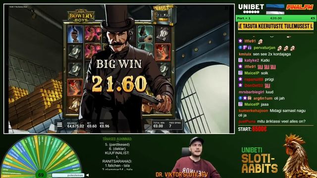 Unibeti Slotiaabits #185 | €6500 Deklarivõistlus | Uus pakkumine - !pakkumine смотреть онлайн