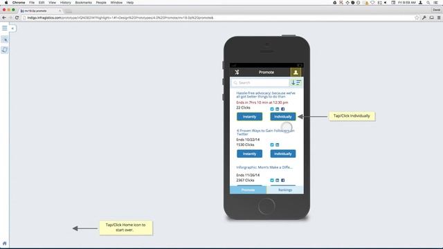 V19 Xmplifi Promote Content Mobile Prototype