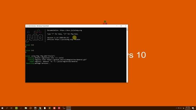 Installing Julia + IJulia + Jupyter on Windows смотреть онлайн
