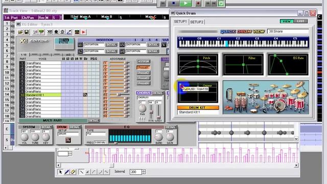 How to change characteristic for drum elements - XGworks смотреть онлайн