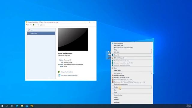 How to open an .vmdk virtual hard drive file with WMware Workstation Player смотреть онлайн
