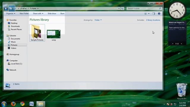 Windows 7 - Explorer (Libraries) Feature (HD) смотреть онлайн
