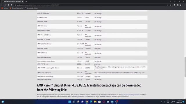 AMD Ryzen Chipset Drivers 4.08.09.2337 (August 2022) смотреть онлайн