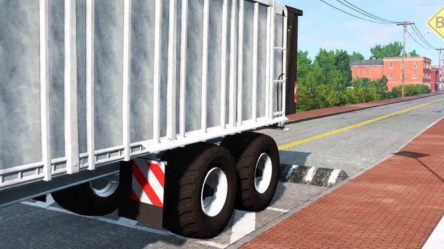 TRUCKS VS SPEEDBUMPS | BeamNG Drive #3 смотреть онлайн