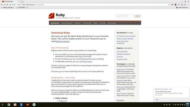 How to install Ruby on your computer смотреть онлайн