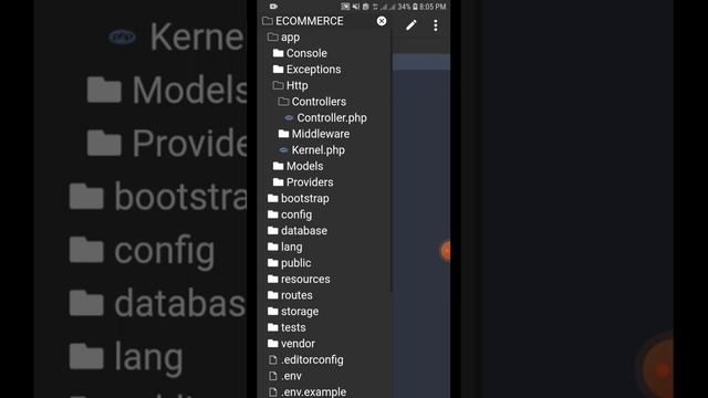Laravel on Termux (5) Laravel infrastructure and code editor смотреть онлайн