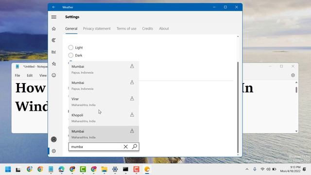 How to Change Weather Location In Windows 11 смотреть онлайн