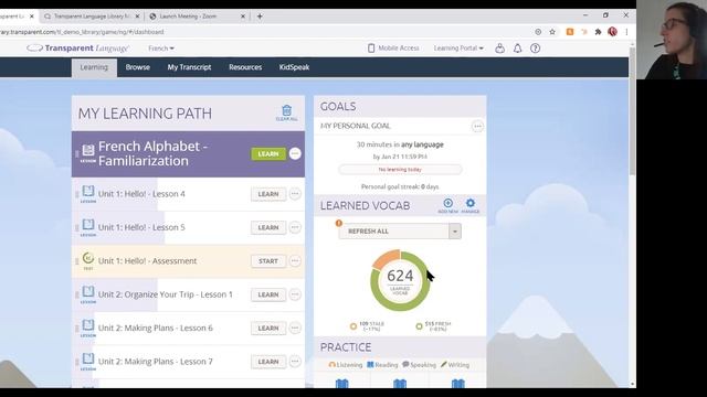 Customized Language Learning with Transparent Language смотреть онлайн