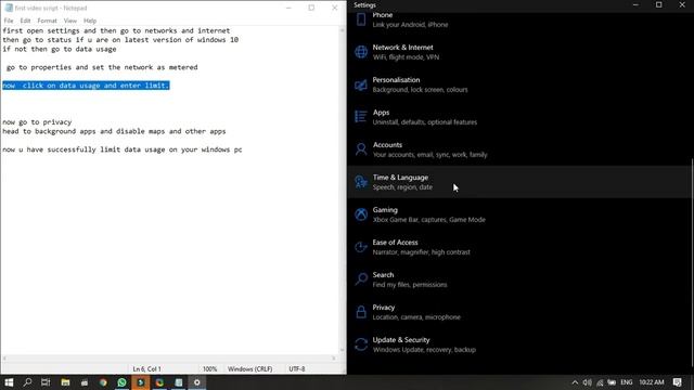 LIMIT DATA USAGE IN WINDOWS 10 смотреть онлайн