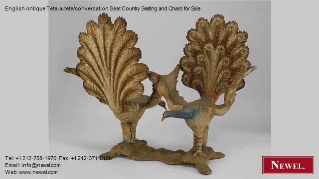 English Antique Tete-a-tete/conversation Seat Country Seatin смотреть онлайн
