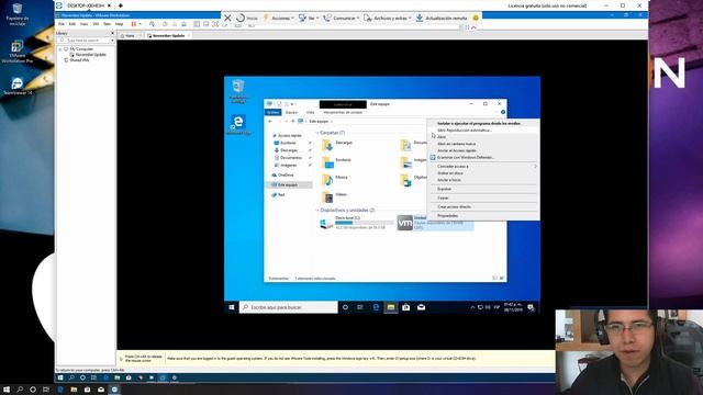 Como instalar remotamente Windows 10 November Update | VMware смотреть онлайн