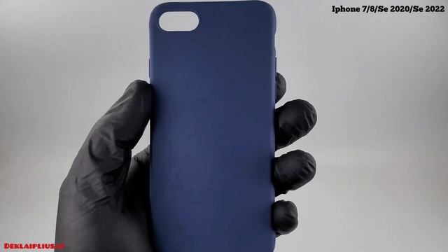 Iphone 7/8/Se 2020/Se 2022 Silikoninis plonas dėklas-чехол-case 1.0 mm storio - mėlynas смотреть онлайн