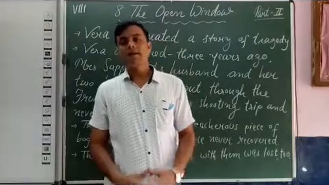 VIII English Chapter 8 The Open Window Part 2 смотреть онлайн