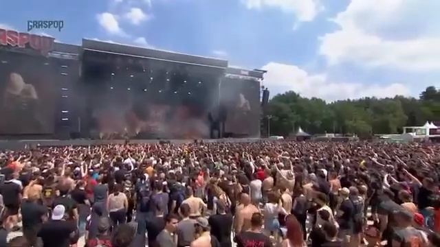 HammerFall - Let The Hammer Fall - (Live At Graspop 2019) смотреть онлайн