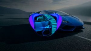 Синий ламборгини :музика в машину