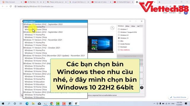 Cách tải tất cả các bản Windows | Cách Downloads Windows | VIETTECH88 DIGITAL смотреть онлайн