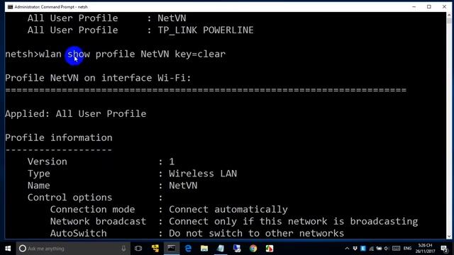 CMD Show Wi Fi Password Windows 10 8 7 XP YouTube 2 смотреть онлайн