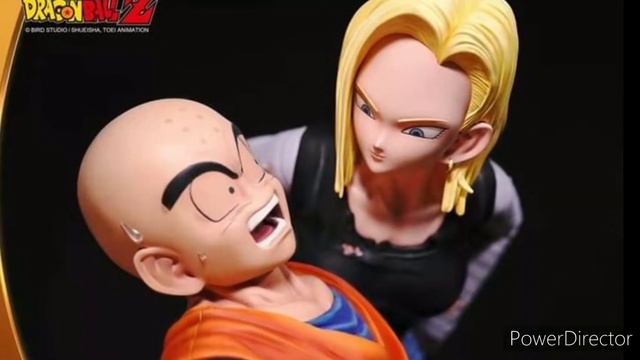 Soul Wing Studio Dragon Ball Z 1/4 Kuririn & Android 18 Statue смотреть онлайн